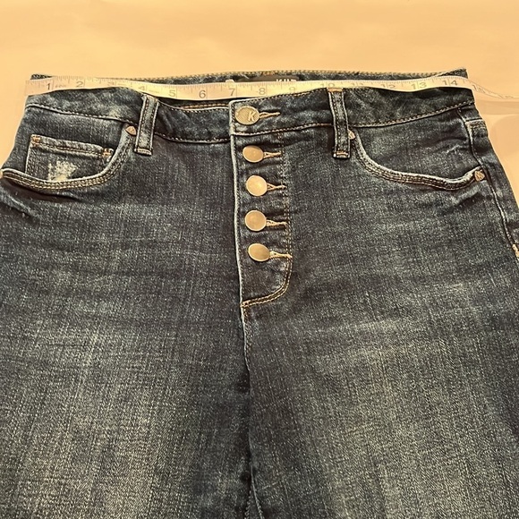 Kut From The Kloth Reese High Rise Fab AB Ankle Straight Leg Size 4 - Picture 4 of 16